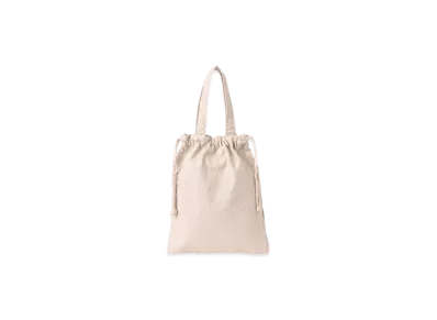 RHC Ron Herman 2 Way Drawstring Tote Bag (M) "Light Beige"