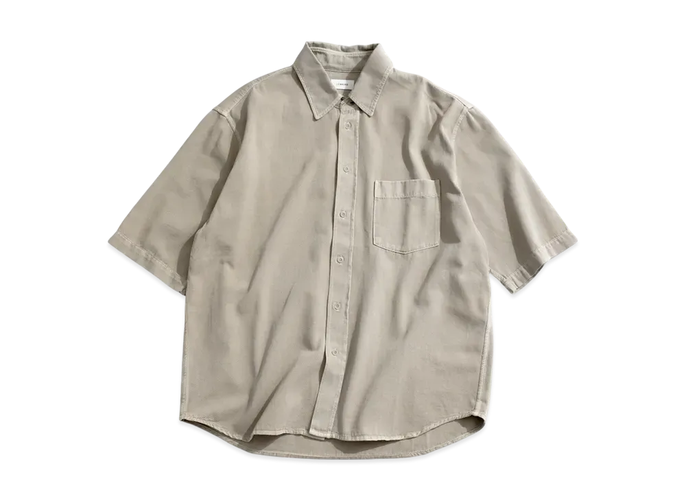 RHC Ron Herman Short Sleeve Denim Shirt "Beige"