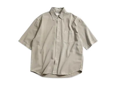 RHC Ron Herman Short Sleeve Denim Shirt "Beige"