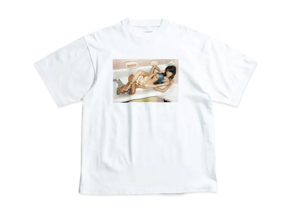 Ron Herman UNDER R x DAVID MUSHEGAIN Charlotte Lawrence & D'Alessio Tee "White"