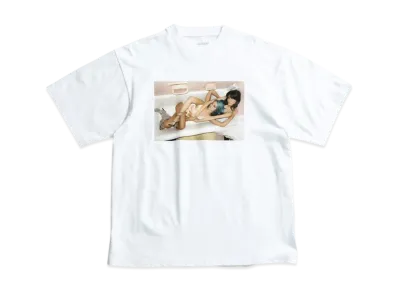 Ron Herman UNDER R x DAVID MUSHEGAIN Charlotte Lawrence & D'Alessio Tee "White"