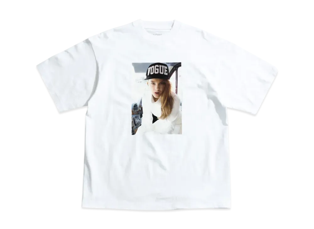 Ron Herman UNDER R x DAVID MUSHEGAIN Barbara Palvin Tee "White"