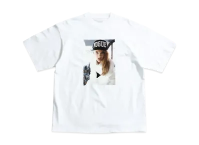 Ron Herman UNDER R x DAVID MUSHEGAIN Barbara Palvin Tee "White"