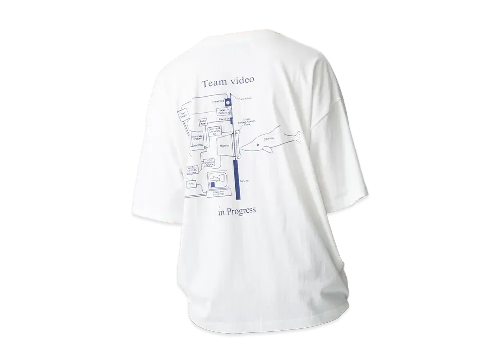 Ron Herman x TEAM Graphic Tee (No.2) "White"