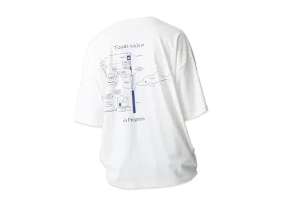 Ron Herman x TEAM Graphic Tee (No.2) "White"