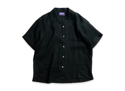 Ron Herman x RALPH LAUREN PURPLE LABEL Linen Camp Shirts "Black"