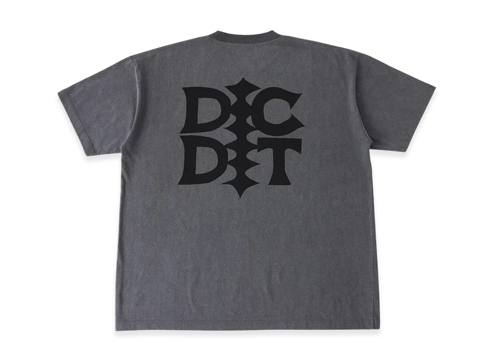 Ron Herman x DESCENDANT Pigment Dye Logo Tee "Black"