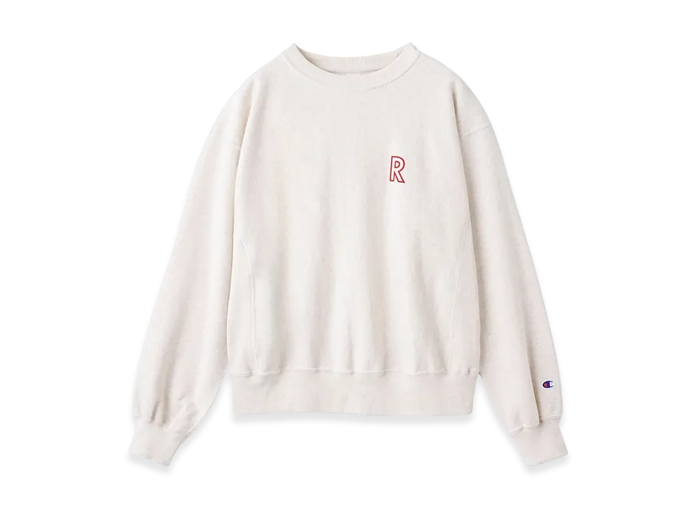 RHC Ron Herman x Champion Crewneck Sweatshirt "Light Gray"