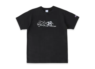 RHC Ron Herman x Champion Surf Drawing Tee No.3 "Black"
