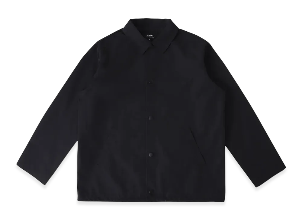 Ron Herman x A.P.C. Reflection Logo Coach Jacket "Black"