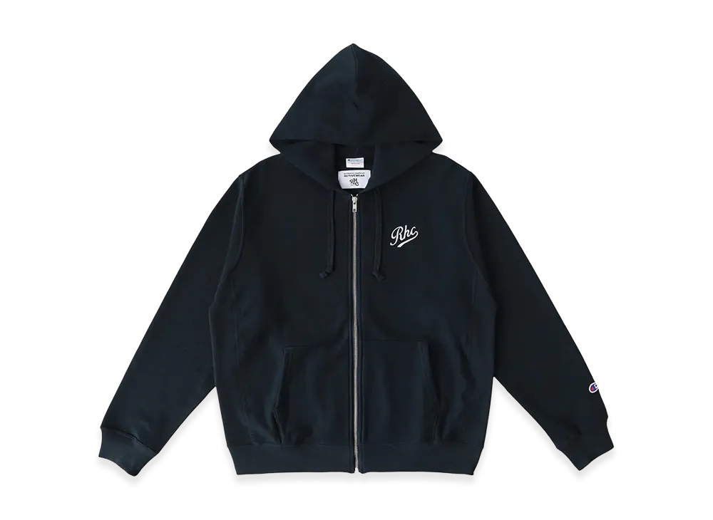 RHC Ron Herman x Champion Embroidery Logo Sweat Zip Hoodie "Gray"
