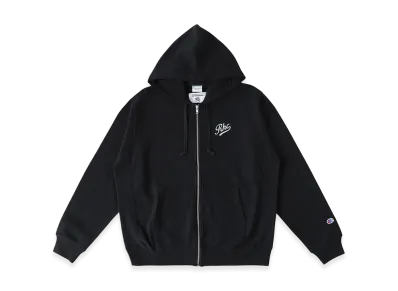 RHC Ron Herman x Champion Embroidery Logo Sweat Zip Hoodie "Black"