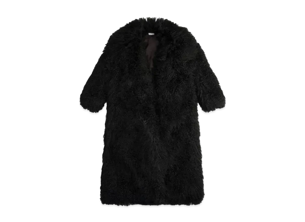 RHUDE Vintage Sherpa Coat "Black"