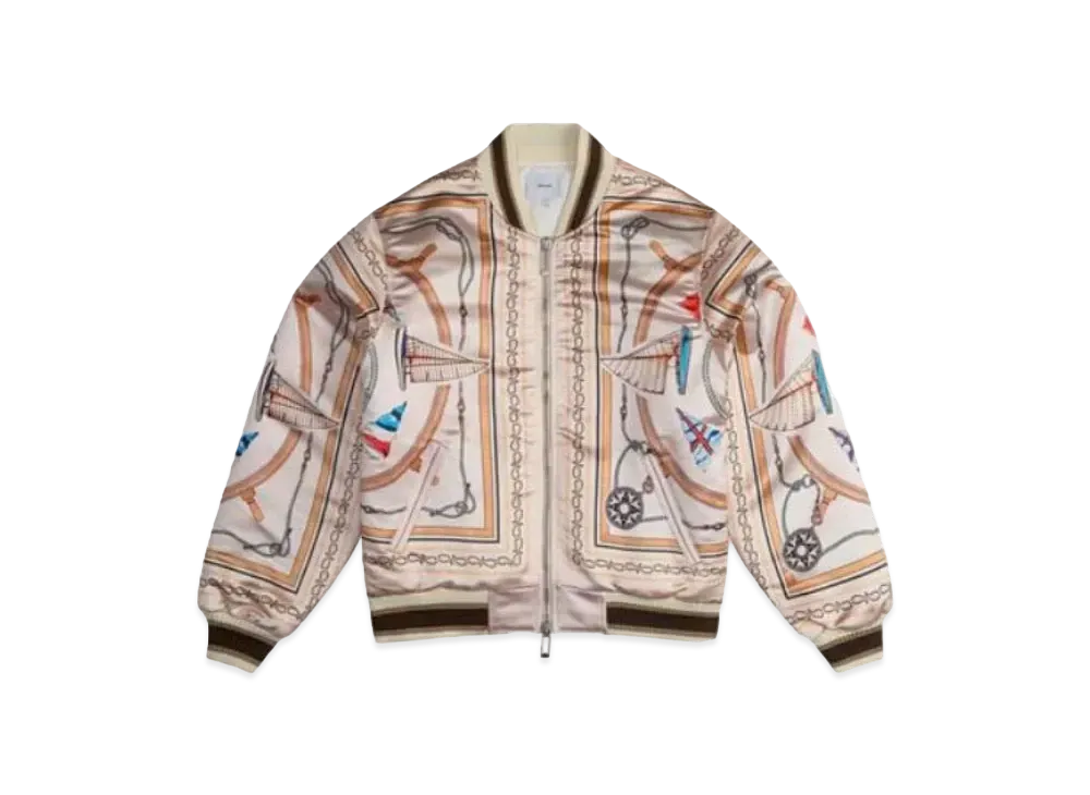 RHUDE Nautical Satin Bomber "Multi"