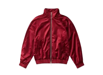 RHUDE Velvet Track Jacket "Maroon"