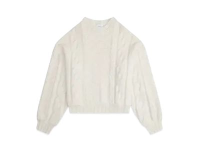 RHUDE Cable Knit Crewneck "Creme"