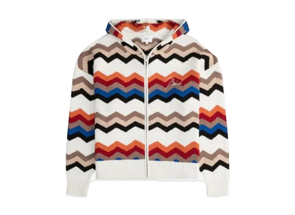 RHUDE Cyril Knit Zip-Up "Multi"