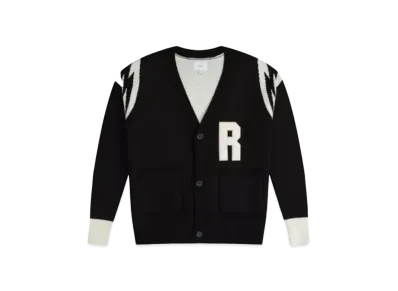 RHUDE Knit Lightning Cardigan "Black"