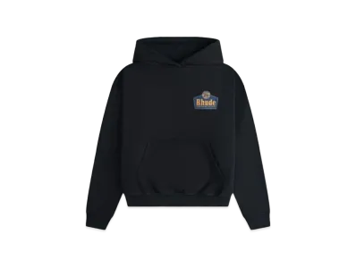 RHUDE Grand Cru Hoodie "Black"