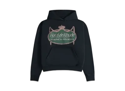 RHUDE Riviera Hoodie "Black"