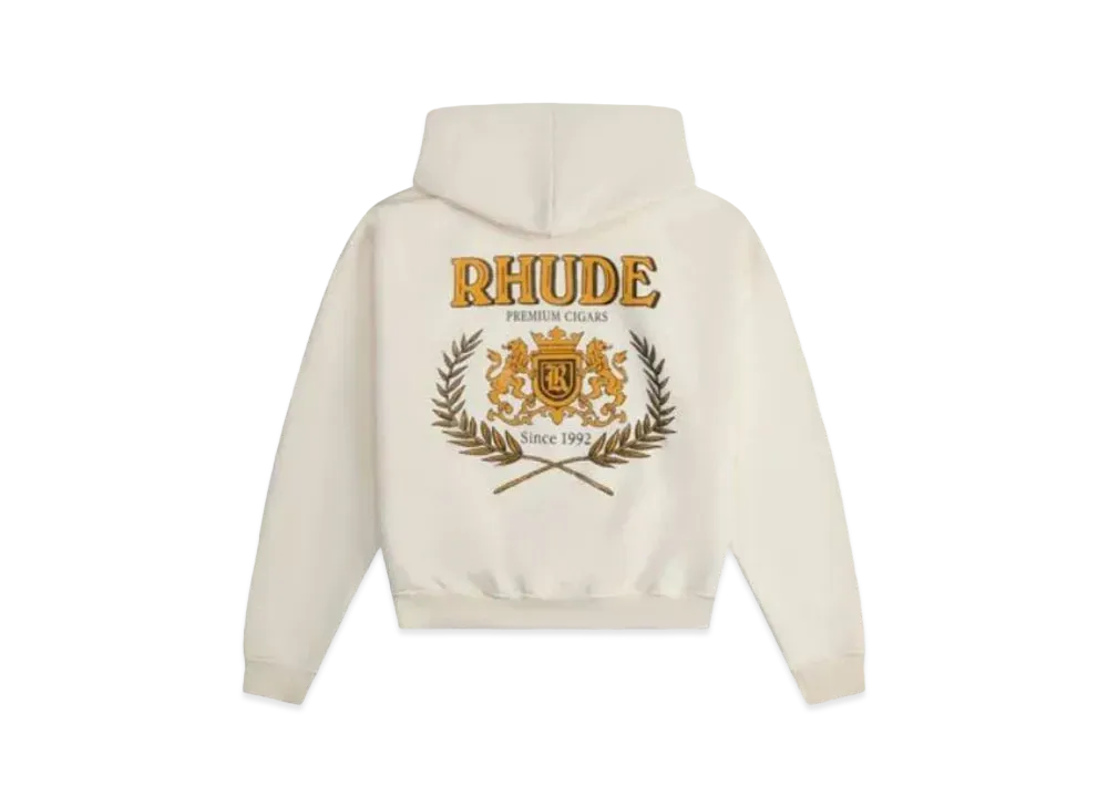 RHUDE Cresta Cigar Hoodie "White"