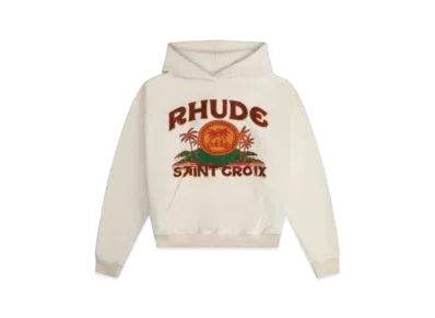 RHUDE ST.Croix Hoodie "White"