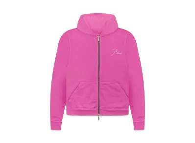 RHUDE Full Zip Hoodie "Pink"