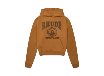 RHUDE Cropped Desert Valley Hoodie "Camel"