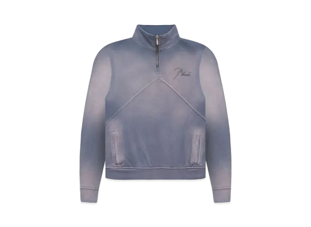 RHUDE Quarter Zip "Sundry Steel"