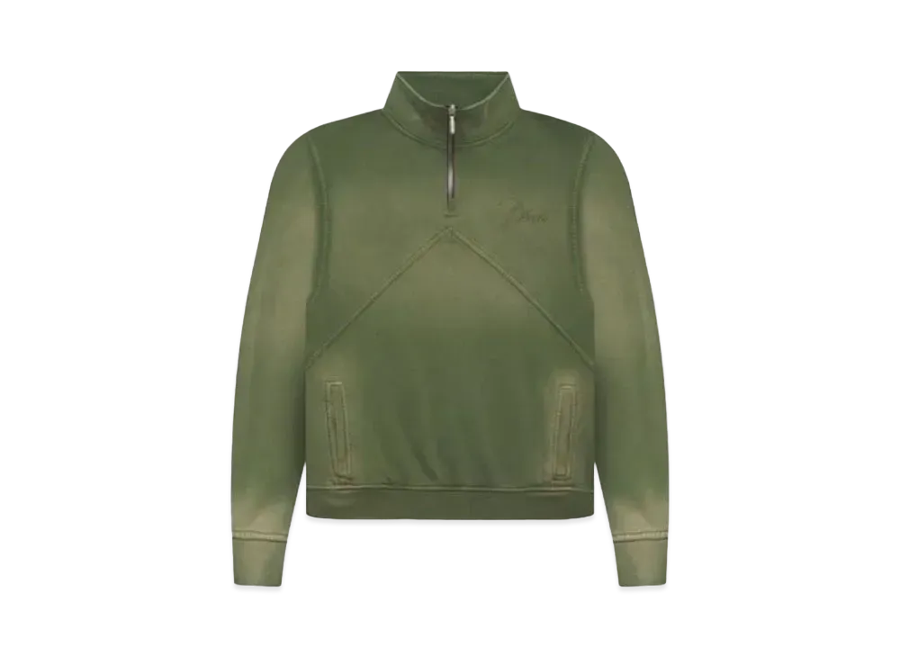 RHUDE Quarter Zip "Sundry Olive"