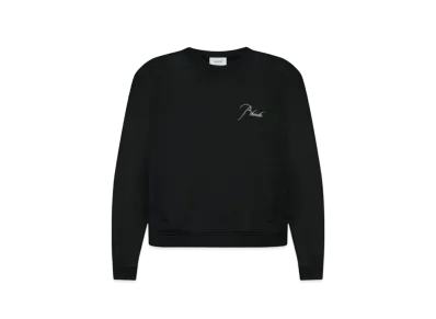 RHUDE Classic Crewneck "Black"