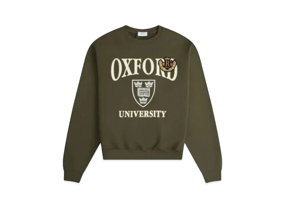 RHUDE Oxford Crewneck "Green"