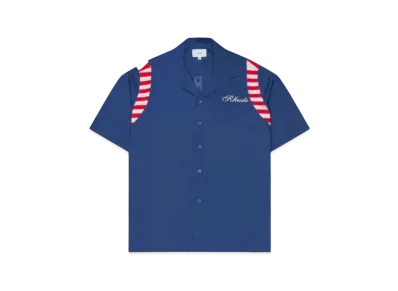 RHUDE American Spirit Poplin Shirt "Navy"
