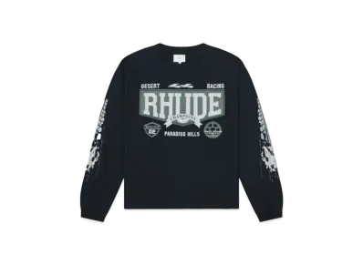 RHUDE 4X4 LS Tee "Black"