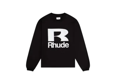 RHUDE Petrol LS Tee "Black"