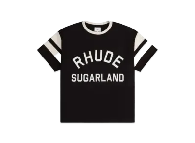 RHUDE Sugarland Ringer Tee "Black"