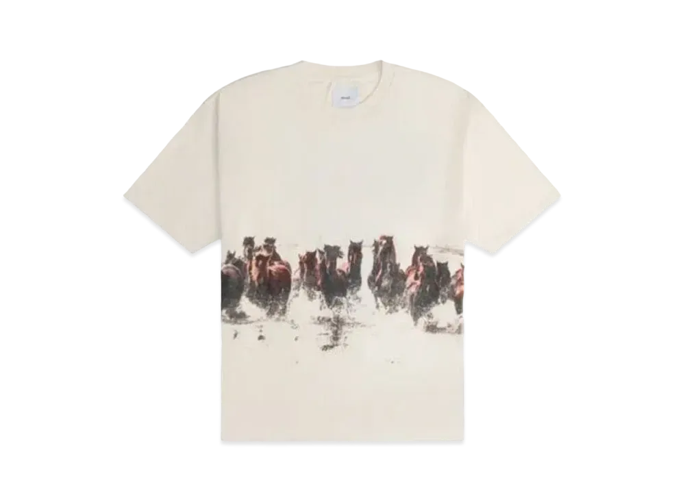 RHUDE Wild Horses Tee "White"
