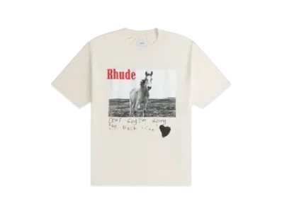 RHUDE Horse Tee "White"
