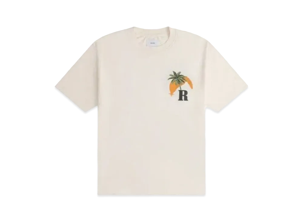 RHUDE Miami Gp Moonlight Tee "White"