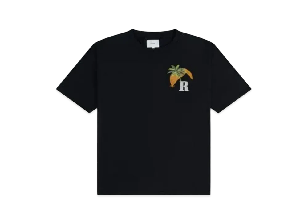 RHUDE Miami Gp Moonlight Tee "Black"