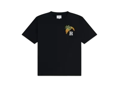 RHUDE Miami Gp Moonlight Tee "Black"