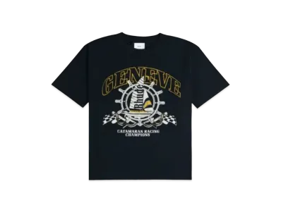 RHUDE Geneve Catamaran Tee "Black"