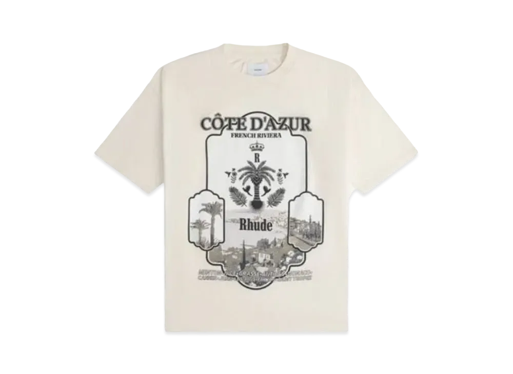 RHUDE Azur Mirror Tee "White"