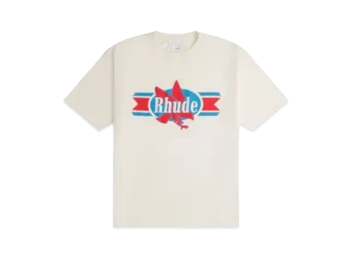 RHUDE Chevron Eagle Tee "White"