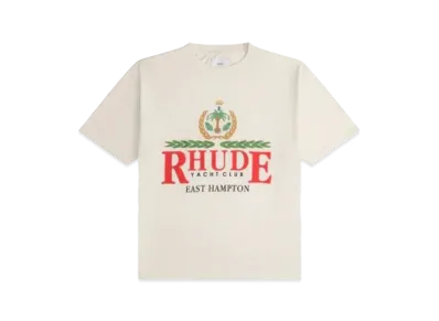 RHUDE East Hampton Crest Tee "White"