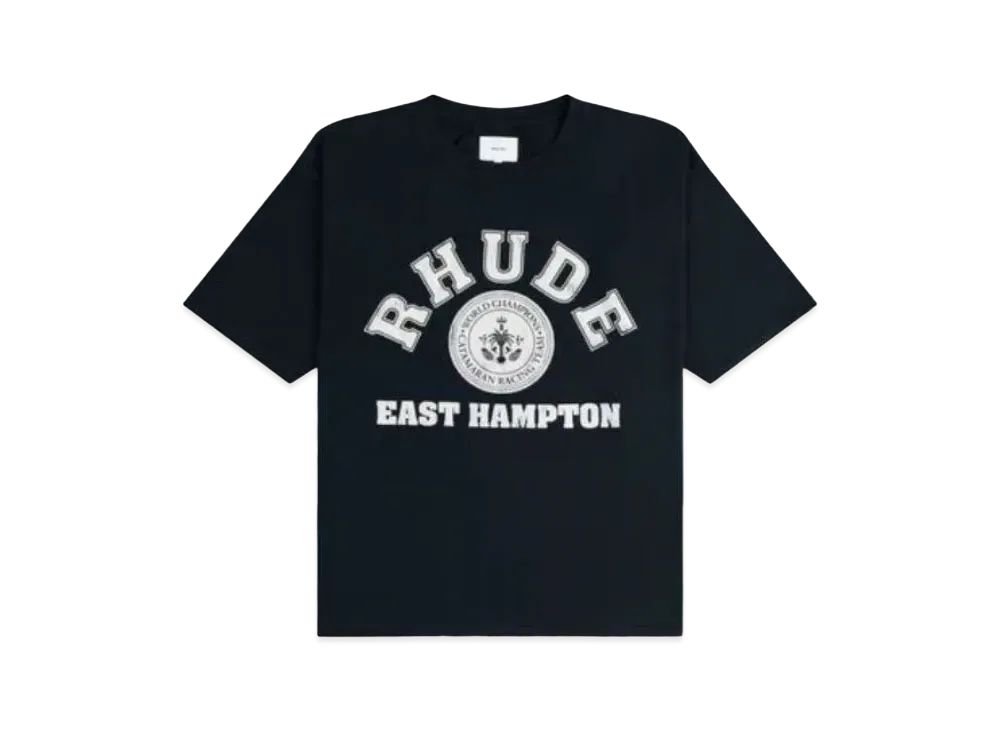 RHUDE Hampton Catamaran Tee "Black"
