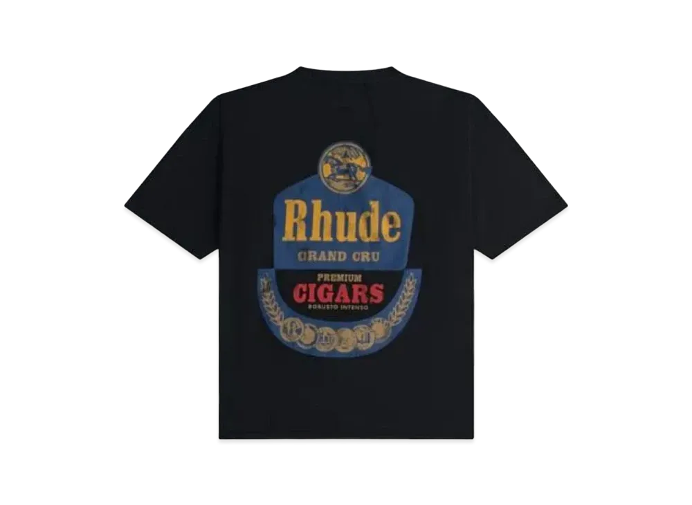RHUDE Grand Cru Tee "Black"