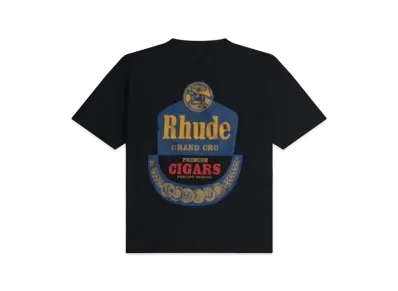 RHUDE Grand Cru Tee "Black"