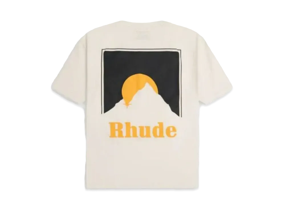 RHUDE Moonlight Tee "White Yellow"