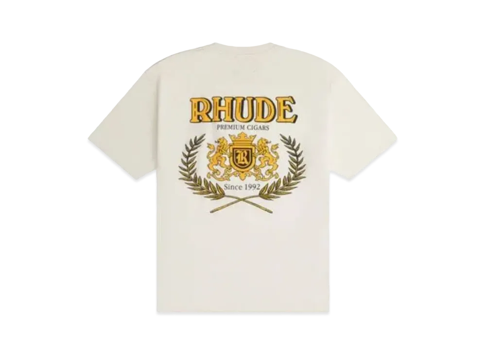 RHUDE Cresta Cigar Tee "White"